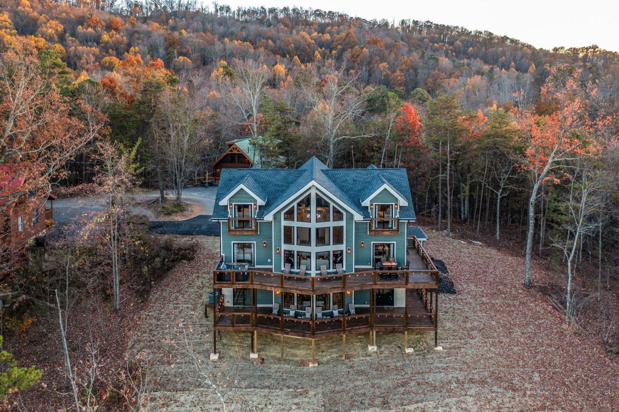 The Treetop Sanctuary Villa Sevierville Bagian luar foto